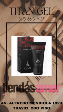 TITAN GEL AUMENTO DE PENE TIENDAS AMOR 